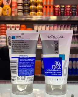 ژل مولتی ویتامین مو شماره ۶ Loreal Studio Line برای داشتن موهای سالم و درخشان، ثابت و محکم ۱